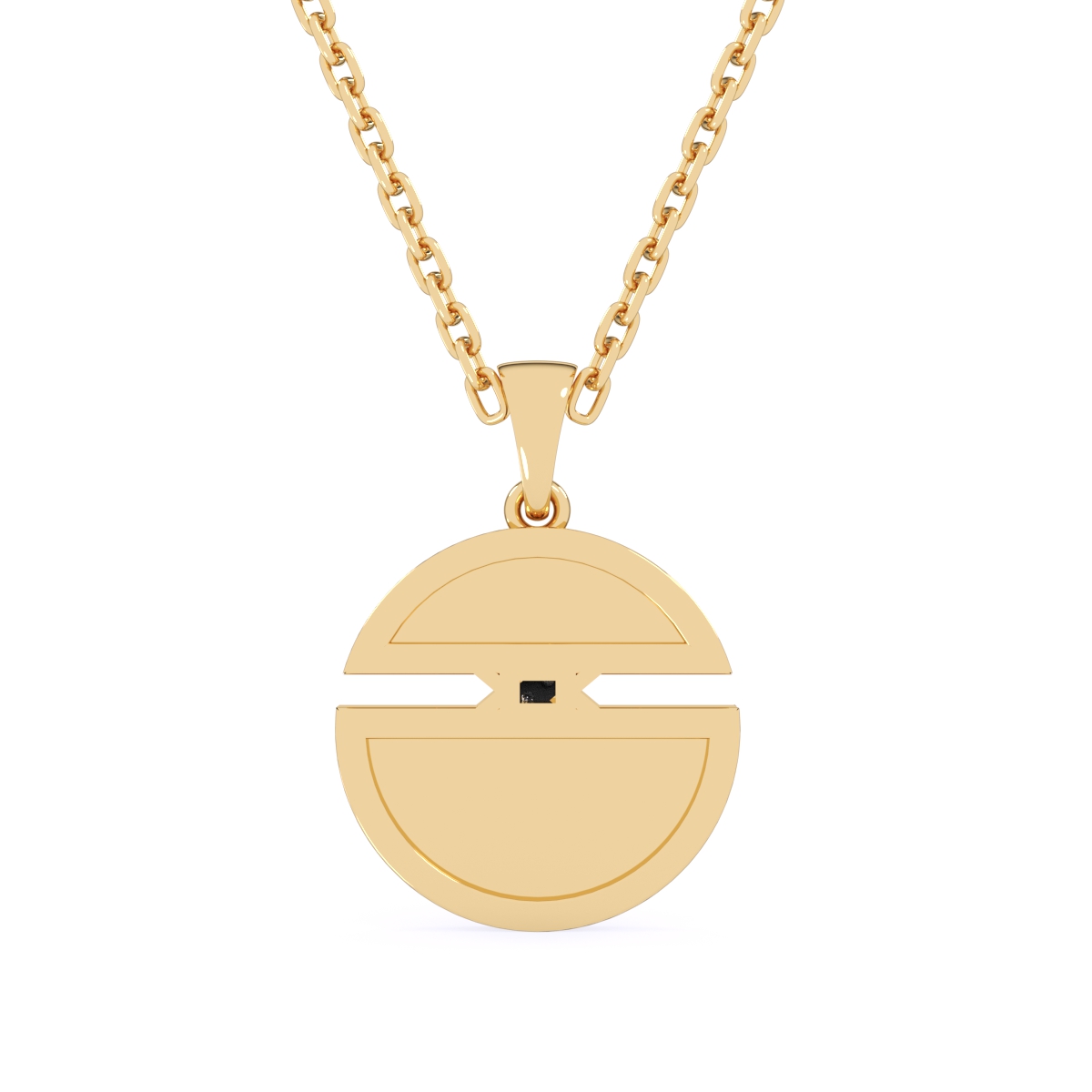 Unique X Style Round Diamond Necklace For Girls